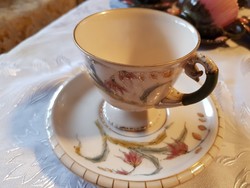Antik régi teás csésze és alátét különleges 