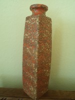 Szignózott retro kerámia Tófej váza