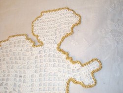 Lace - hand - 33 x 21 cm - angel - hand crochet - flawless