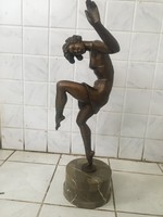 LUX ELEK :TÁNCOLÓ LÁNY bronz szobor 47cm 