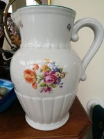 Jug with bouquet of flowers from Kispest
