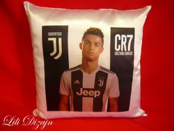 Cristiano Ronaldo CR7 Juventus 30x30cm párna