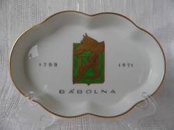 Herendi porcelán Bábolna lovas tálka 1971 - ből hibátlan állapotban