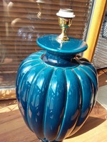 Hatalmas kék színű asztali lámpa eladó