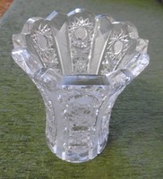 Ólomkristály váza, széles