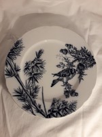 LONGWY porcelán gyönyörű antik francia  fajansz dísz tál dísztányér