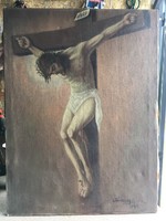 Egyházi kép,Jézus kereszten 