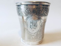 19.sz.-i francia ezüst pohár..