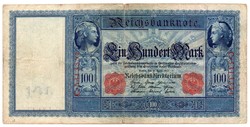 Németország 100 német birodalmi Márka, 1910