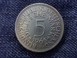 NSZK ezüst 5 Márka 1965 F