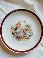 Kahla porcelán mese, gyerek tányér 19,5 cm