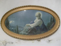 E10 hamilton felhasználónak Antik csodás keret üveglapos 115 X 65 cm aranyozott tükörnek festménynek