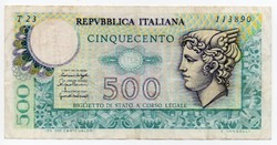 Olaszország 500 olasz Líra, 1976