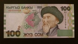 Kirgizisztán 100 Com UNC 2002