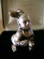 Ezüst  JAPÁN miniatűr figura