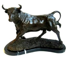 1 Ft-os aukció// Óriási bronz bika szobor