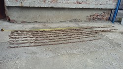 80 méter antik kovácsoltvas láncok