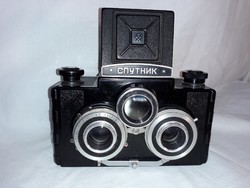 Vintage SPUTNIK Szovjet - Orosz sztereo fényképezőgép ritkaság