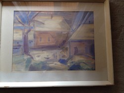 Nagybányai Nagy Zoltán,65 x 50 cm,olaj farost,képcsarnokos