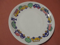 Retro Alföldi autós gyermek tányér