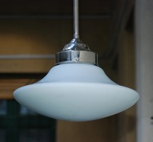 Art Deco - Bauhaus mennyezeti lámpa savmart fehér búrával