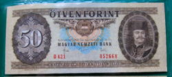  50 forintos bankjegy - 1983 - D421