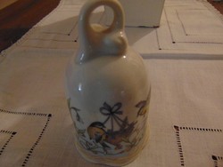 Antik porcelán csengő,harang
