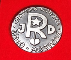 JRD Hidaskürt,szlovák plakett.