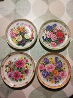 10-piece, fabulous, limited edition, numbered floral decorative plate set