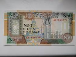 Szomália  50 shillings 1991 UNC