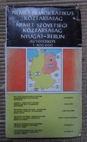 NDK, NSZK, Nyugat-Berlin autótérképe, 1977 (autós térkép, Németország)