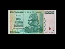 UNC - 1 MILLIÁRD DOLLÁR - ZIMBABWE - 2008
