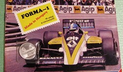 Hungaroring Grand Prix 1986 emlékérem - Jó utat autós magazin -1986. nyár számával