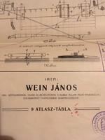 /1909/ Atlasz/Mérlegek és  súlyok szerkezetének és javításának kézikönyvéhez!! Írta; Wein János