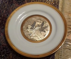 CHOKIN japán 24 karátos arannyal díszített tányér  X