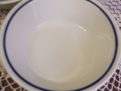 6 db Alföldi kék szegélyes gulyás tál,tányér