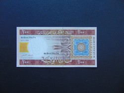 200 cent 2006 Mauritania Hajtatlan bankjegy