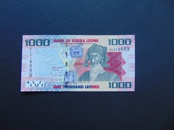 1000 leones 2010 Sierra Leone Hajtatlan bankjegy
