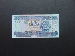 5 dollár Salamon - Szigetek Hajtatlan bankjegy