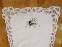 Duck, wild duck embroidered runner 108 x 38, not just for hunters