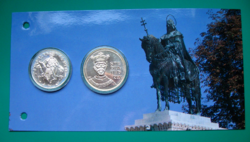 1972 - I. István király születésének  1000. évfordulójára -  ezüst 50-100 forint -BU - certivel