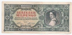 Százezer Milpengő ( 100000 ) 1946 EF