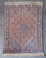 0V196 Antik kézi kaukázusi perzsa szőnyeg 104x163