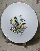 Kaiser w.Germany bone white perfect condition large wall plate with birds.