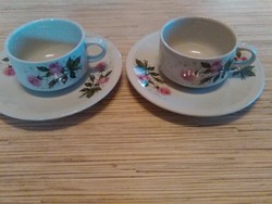 Willeroy &Boch kávés csészék kistányéral