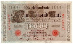 Németország 1000 német birodalmi Márka, 1910
