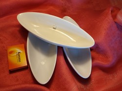 3db. fehér porcelán asztali kínáló