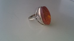 Ezüst Orosz 875 ös ezüst aranyozott gyűrű 