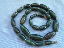 Nefrit Jade nyaklánc a világ egyik legismertebb és legdrágább kövéből  komoly karát 525 ct