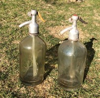Old soda bottles